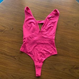 NBD x Naven pink XS bodysuit